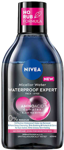 Мицеллярная вода для стойкого макияжа NIVEA Waterproof Expert для лица и глаз #1
