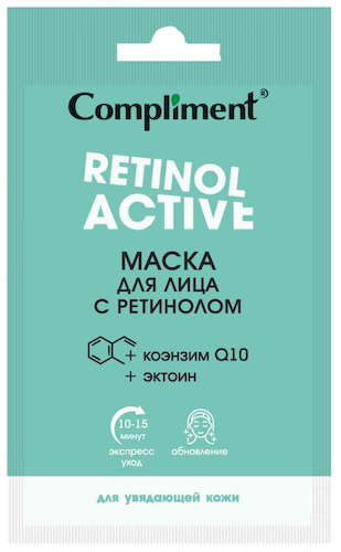 Маска для лица Compliment для увядающей кожи с ретинолом #1
