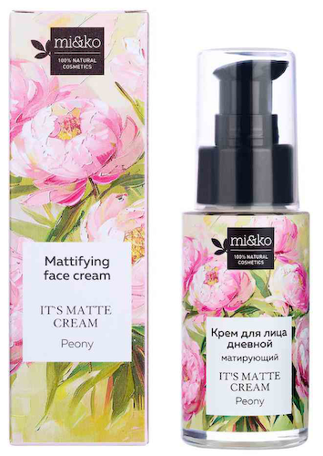 Крем для лица дневной Mi&ko Peony матирующий #1