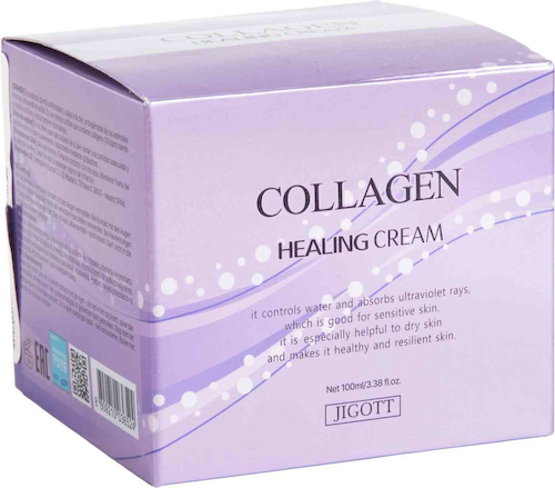 Крем для лица ночной Jigott Collagen питательный #1