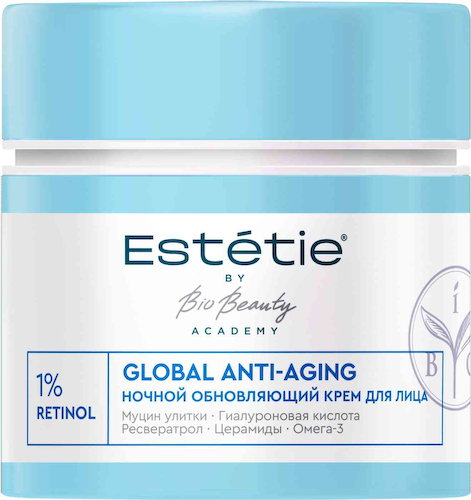 Крем для лица ночной обновляющий Estetie Global Anti-Age #1