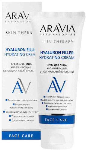 Крем для лица увлажняющий Aravia Laboratories с гиалуроновой кислотой #1