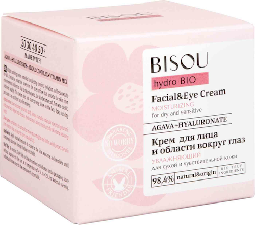 Крем для лица Увлажняющий Bisou для сухой и чувствительной кожи #1