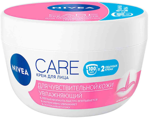 Крем для лица увлажняющий NIVEA Care для чувствительной кожи #1