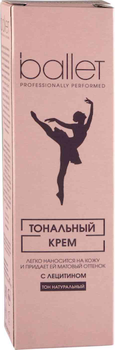 Тональный крем с лецитином Ballet Тон натуральный #1