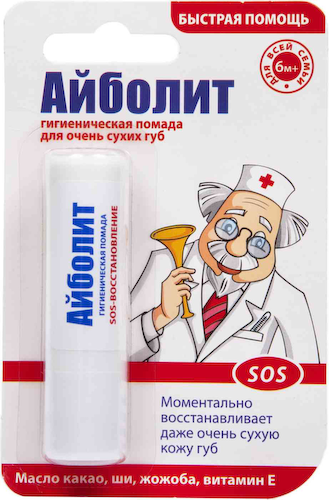 Помада для очень сухих губ гигиеническая Айболит SOS-Восстановление #1