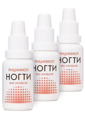 Эмульсия &quot;Рициниол Ногти&quot;, 3 шт. #1