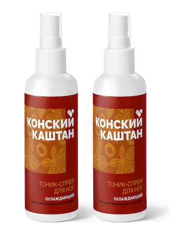 Спрей для ног с конским каштаном, 2 шт. #1