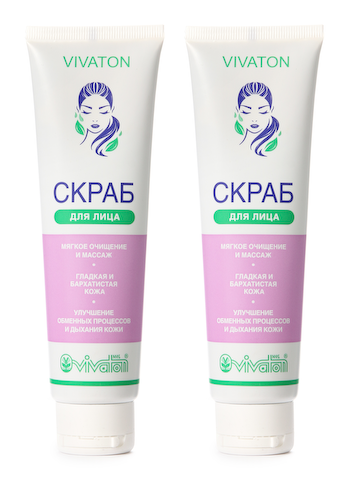 Скраб для лица регенерирующий, 2 шт. #1